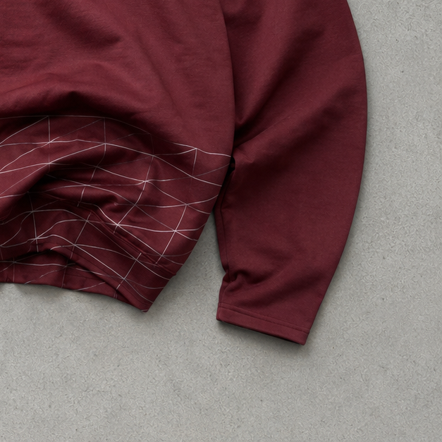 Nike Streetwear Piece Burgunderrot Rare (L) Stitched Logo