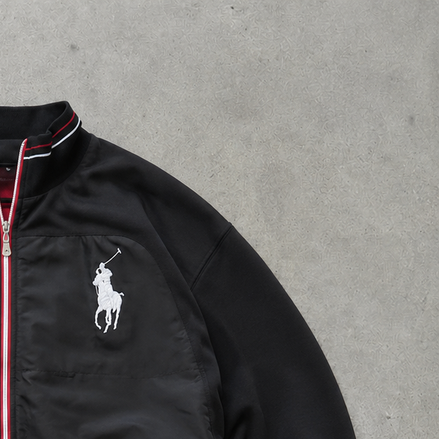 Ralph Lauren Jacket Black Red Rare (XXL)