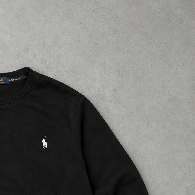 Polo Ralph Lauren Crewneck Sweater Schwarz Rare (XL)