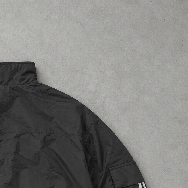Veste de survêtement Adidas noire rare (M)