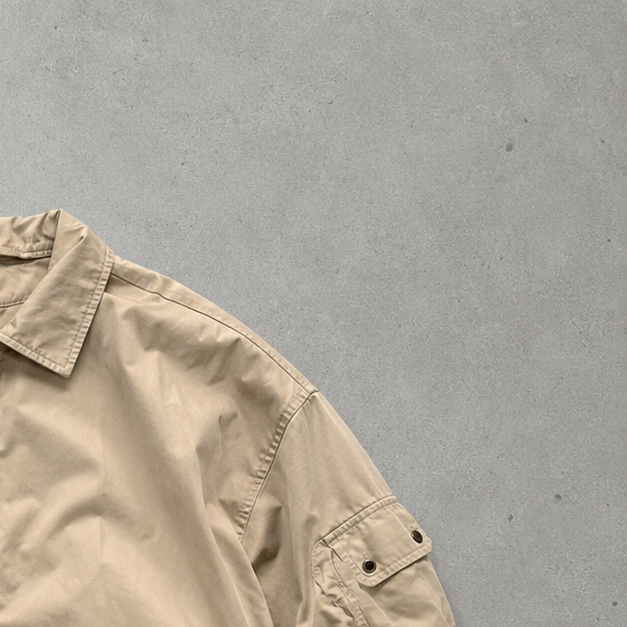 Y2K Ralph Lauren Harrington Jacket Beige / Creme Rare (M)