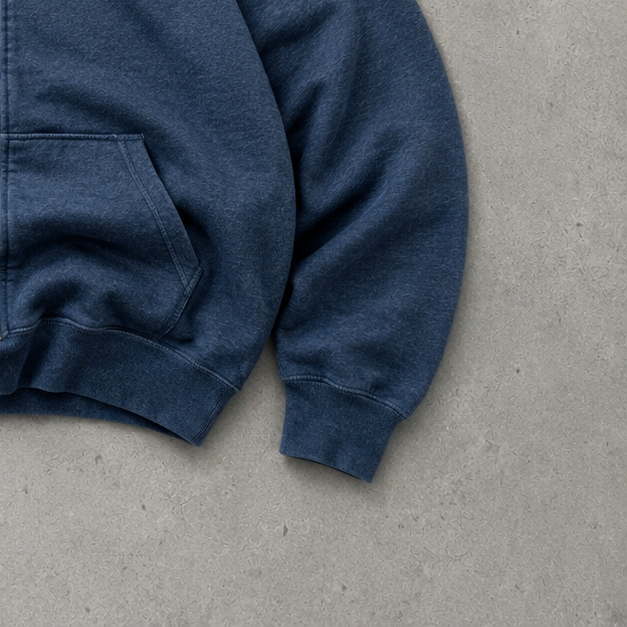 Ralph Lauren Hoodie Blau, Marineblau Rare (L) Stitched Logo