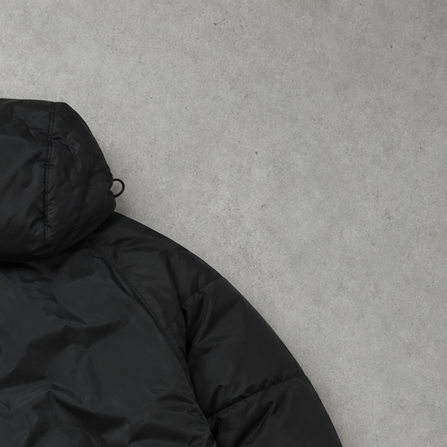 Y2K Nike Puffer Jacket Black Limited (S)