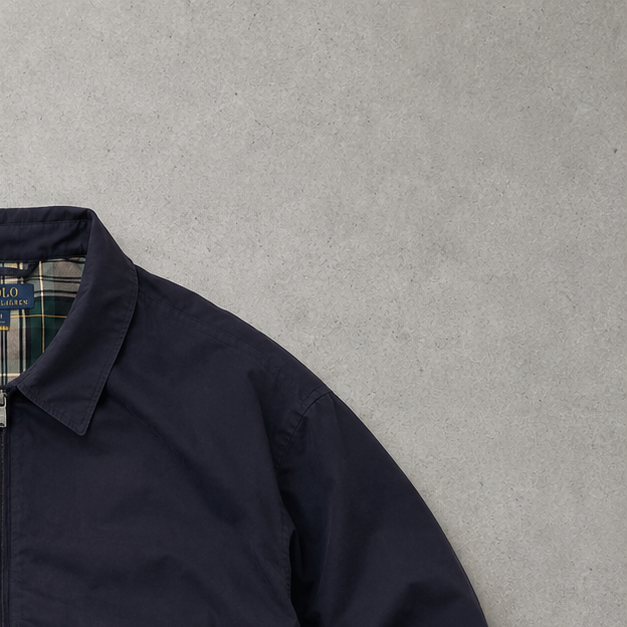 Ralph Lauren Harrington Jacket Marineblau, Blau Rare (S)