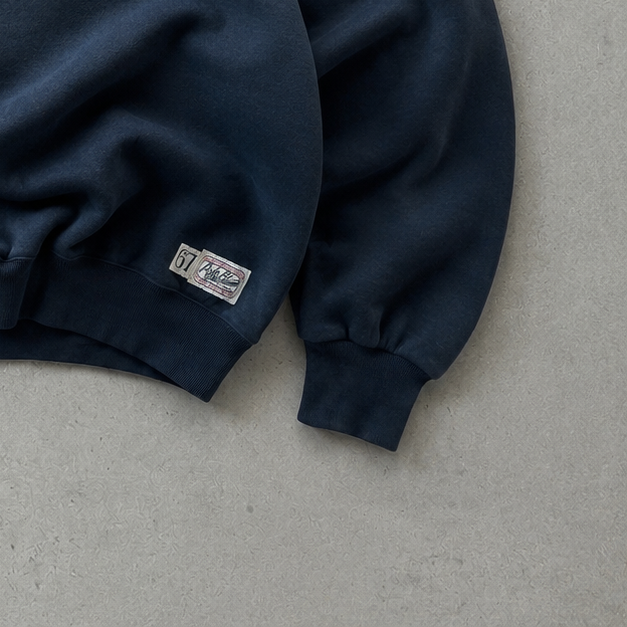 Ralph Lauren Polo Shirt Rot, Schwarz Rare (S) Stitched Logo