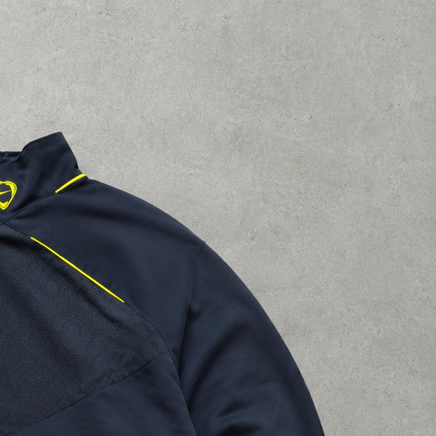 FC Barcelona Vintage Nike Track Jacket Marineblau, Black Limited (XL)