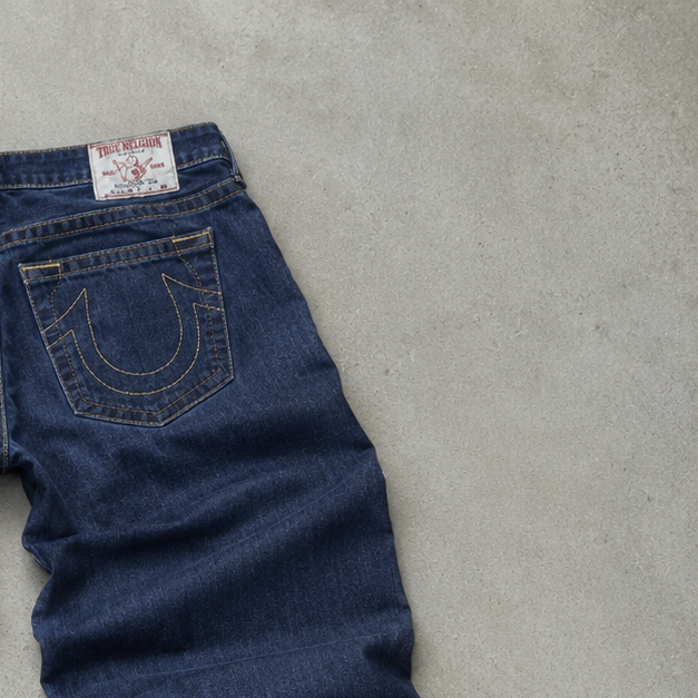 Y2K True Religion Bootcut Jeans Navy Rare (W31 | DE 46)