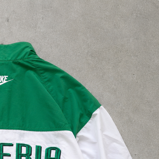 Nike Jacket Green, White Limited (XL)