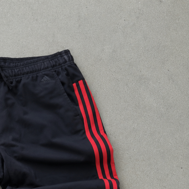 Adidas Jacket Schwarz, Rot Rare (M)