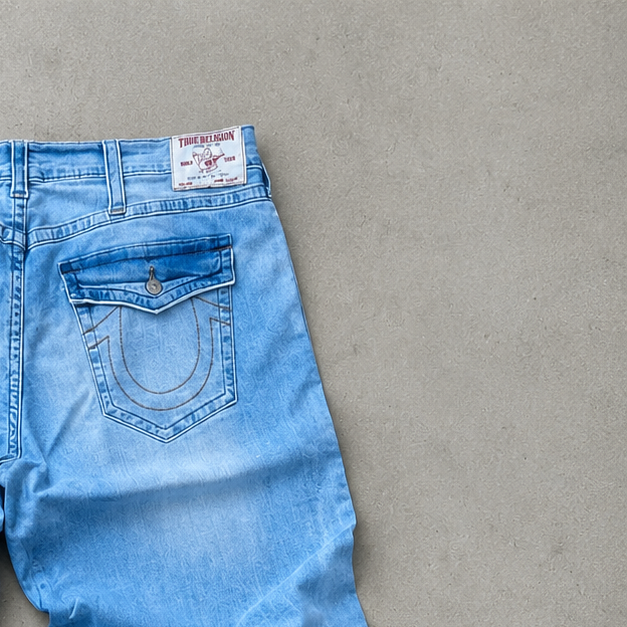 True Religion Jeans Hellblau Rare (W44 | DE 60)