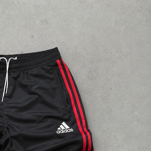 Adidas Pants Schwarz, Rot Rare (S)