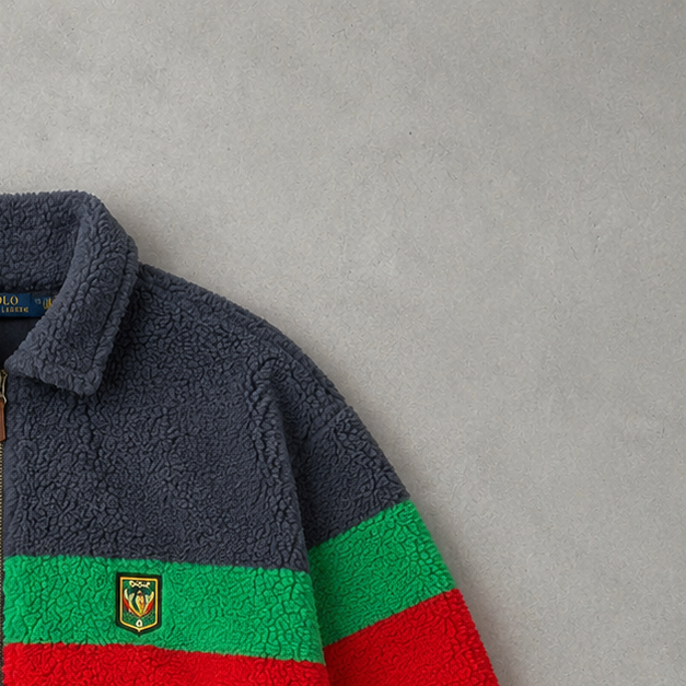 Polo Ralph Lauren Jacket Bunt, Rot Rare (L)