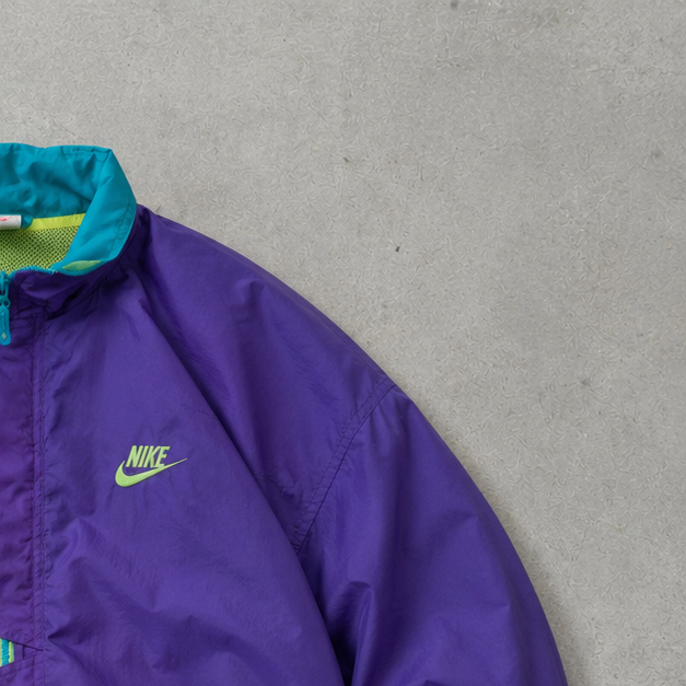 Vintage Nike Jacket Purple, Turquoise Rare (M)
