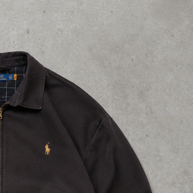 Ralph Lauren Jacket Navy Rare (L) Stitched Logo