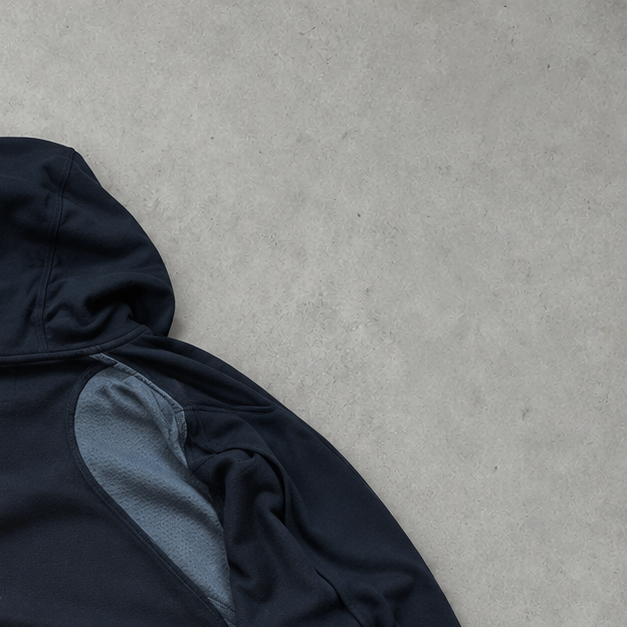 Y2K Nike Hoodie Marineblau Rare (M)