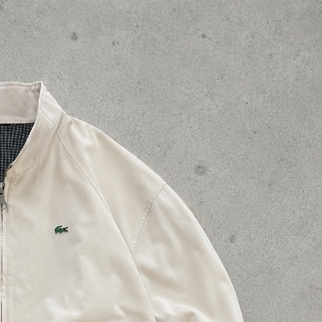 Lacoste Harrington Jacket Creme Limited (L)