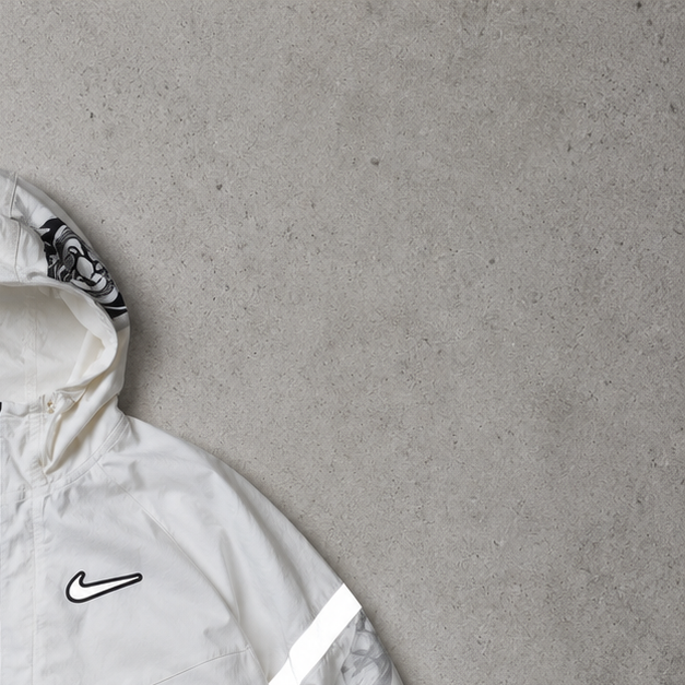 Nike Fleece Jacket Black, White Limited (L)
