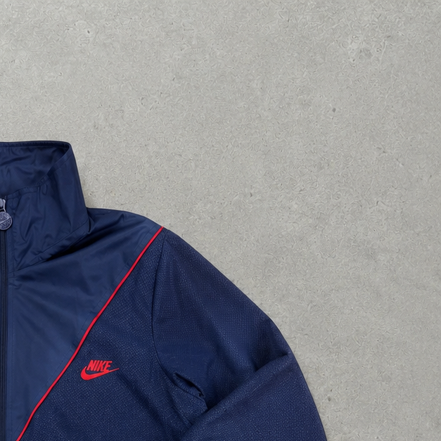 90s Y2K Vintage Nike Track Jacket Navy Rare (M)