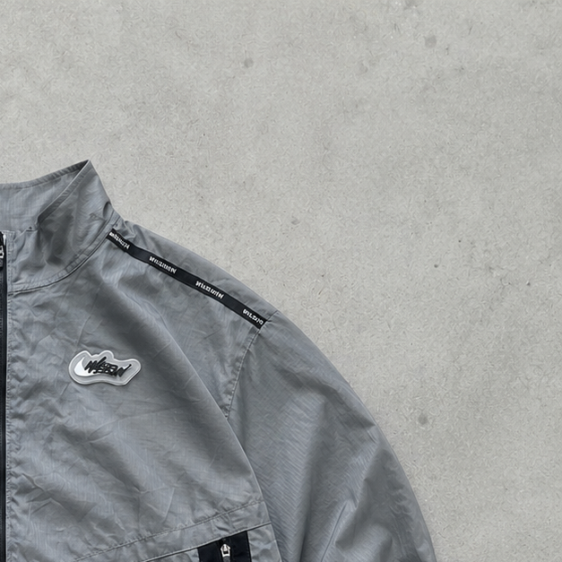 Nike Jacket Grey, Silver Limited (M)