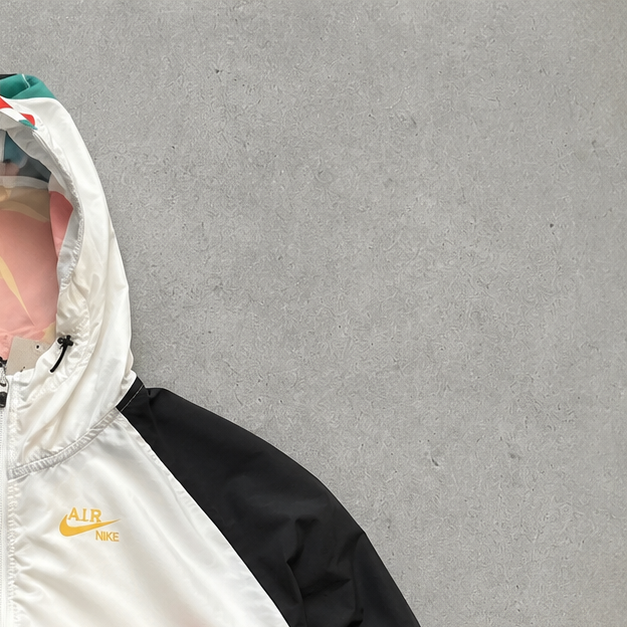 Nike Jacket White, Orange Rare (M)
