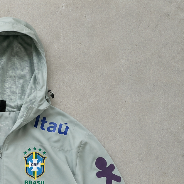 Brazil Nike Windbreaker Türkis Rare (Size S)