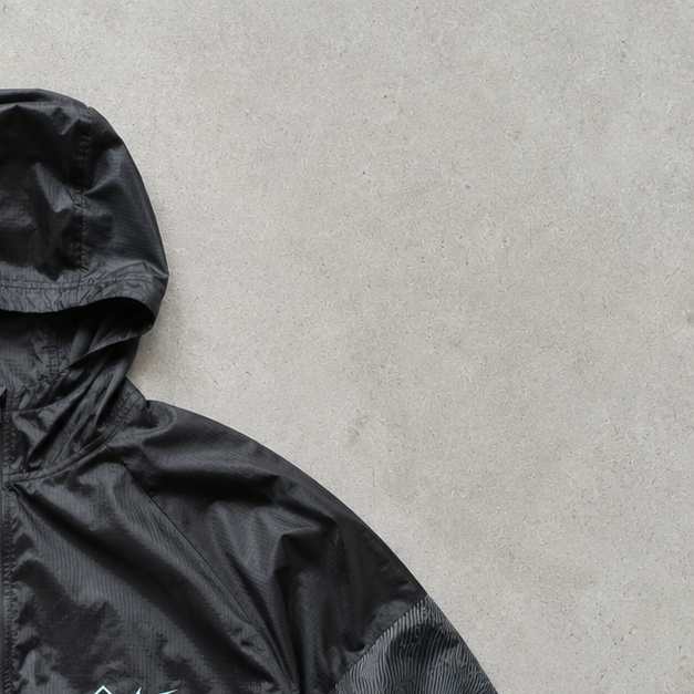 Nike Windbreaker Black, Yellow Rare (L)