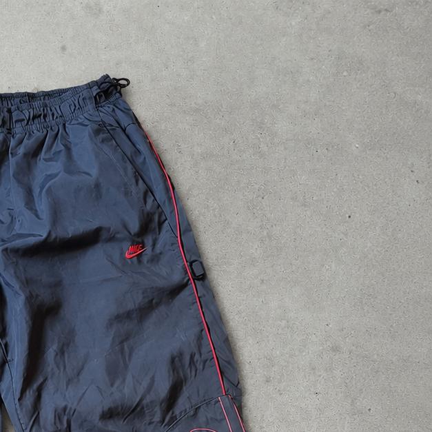 Y2K 2000 Nike Pants Grey, Black Rare (M)