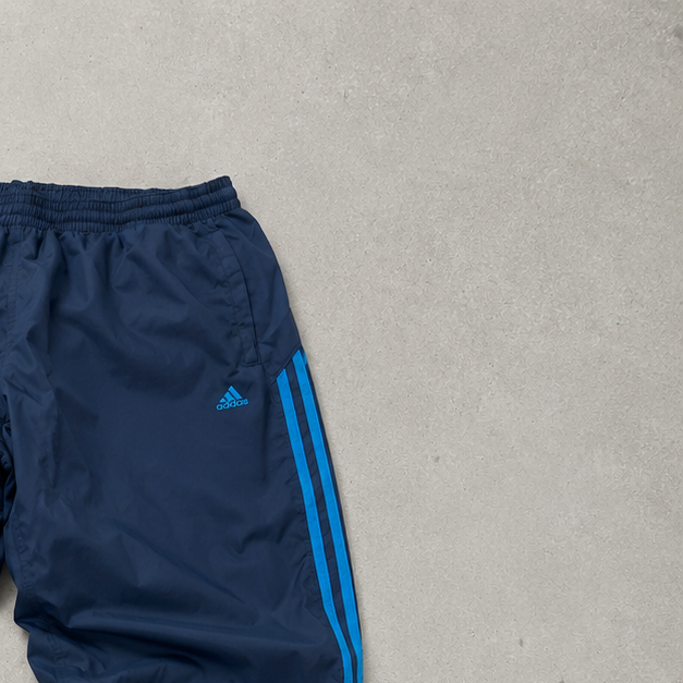 2000 Adidas Track Pants Marineblau, Blue Rare (L)