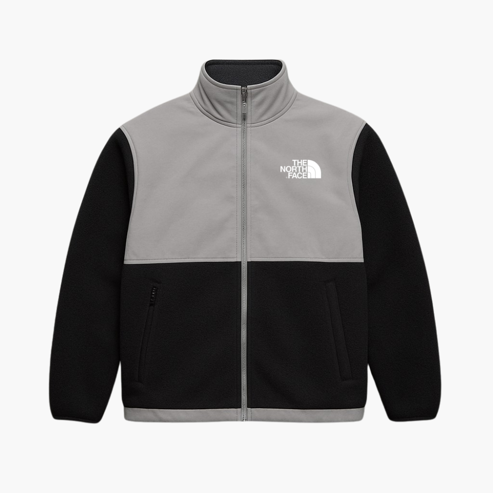 The North Face Vintage Fleece Jacket Purple & Silver (S)