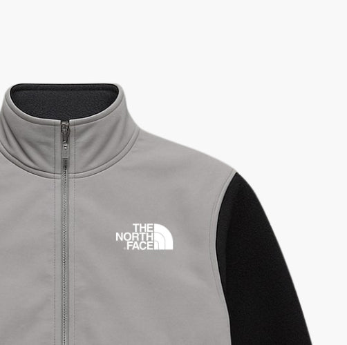 The North Face Vintage Fleece Jacket Purple & Silver (S)