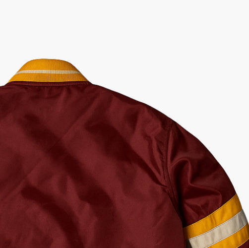 NFL Vintage Satin Jacket Washington Redskins Embroidered Logo (S)