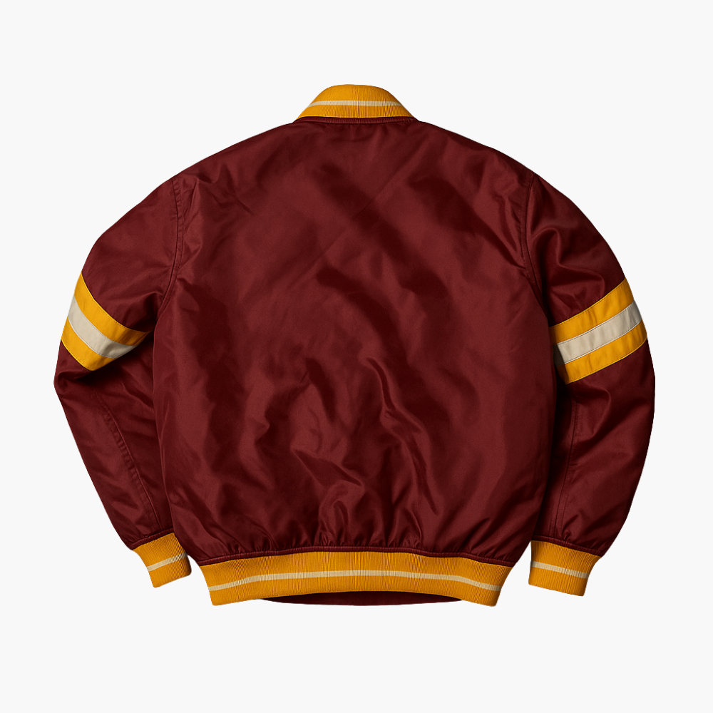 NFL Vintage Satin Jacket Washington Redskins Embroidered Logo (S)