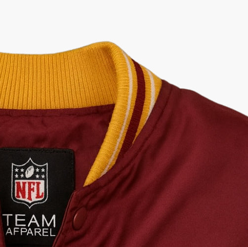 NFL Vintage Satin Jacket Washington Redskins Embroidered Logo (S)