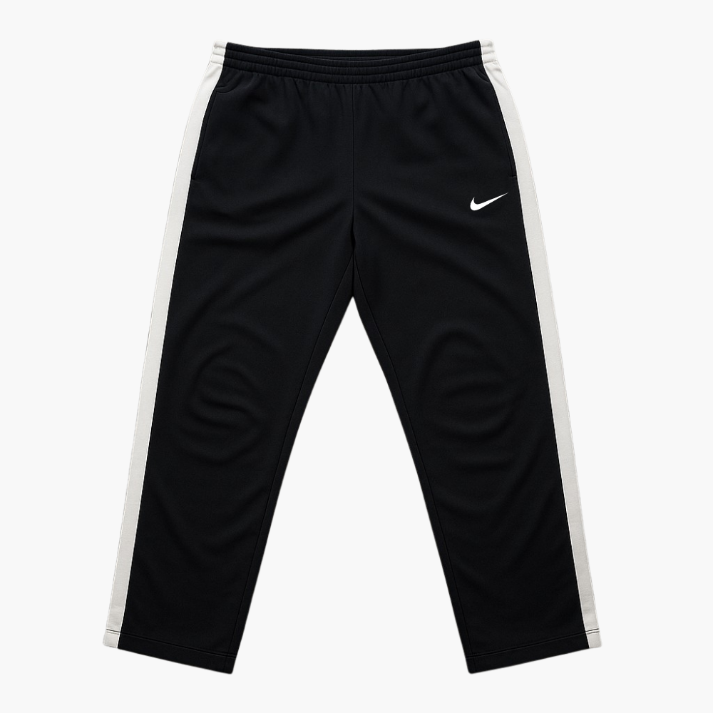 Nike Navy Blue Sweatpants with White Stripe (S)
