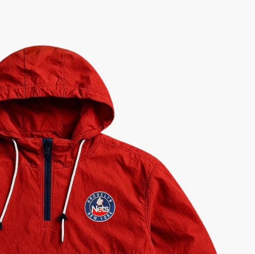 NBA Brooklyn Nets Windbreaker Nike 2022/2023 Red / Navy (M)
