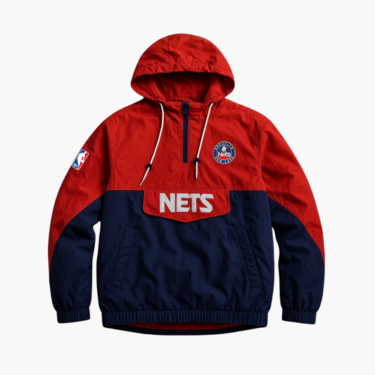 NBA Brooklyn Nets Windbreaker Nike 2022/2023 Red / Navy (M)