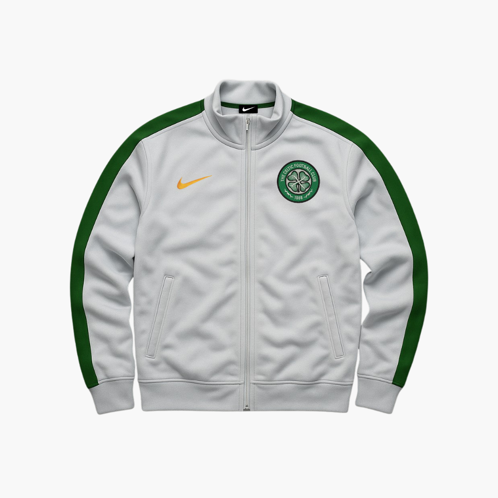 Nike Celtic Vintage Football Jacket White Green (M)