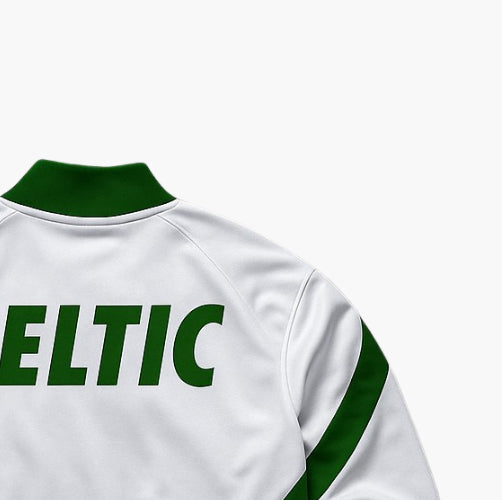 Nike Celtic Vintage Football Jacket White Green (M)