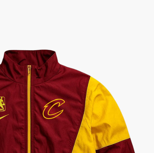 Nike x NBA Cleveland Cavaliers Jacket Yellow / Burgundy (M)