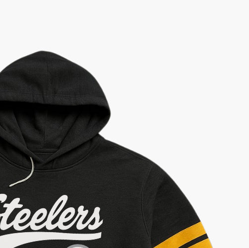 NFL Steelers Sweatshirt Black / Yellow (M)