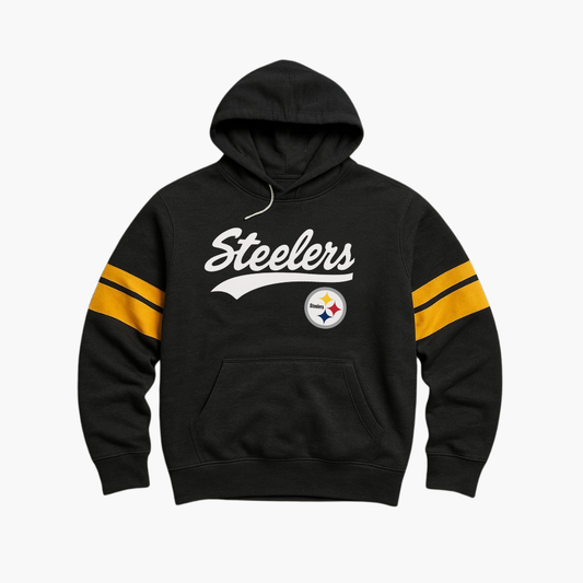 NFL Steelers Sweatshirt Black / Yellow (M)
