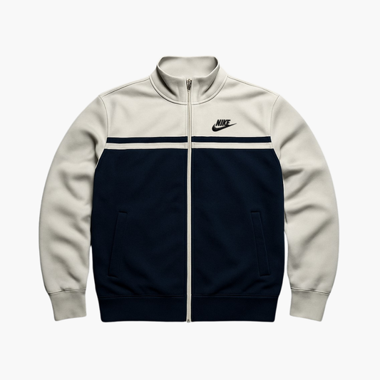 Nike Zip Jacket White Black (M)