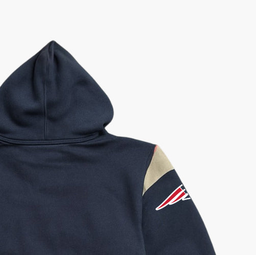 NFL New England Patriots Vintage Hoodie Navy / White (S)