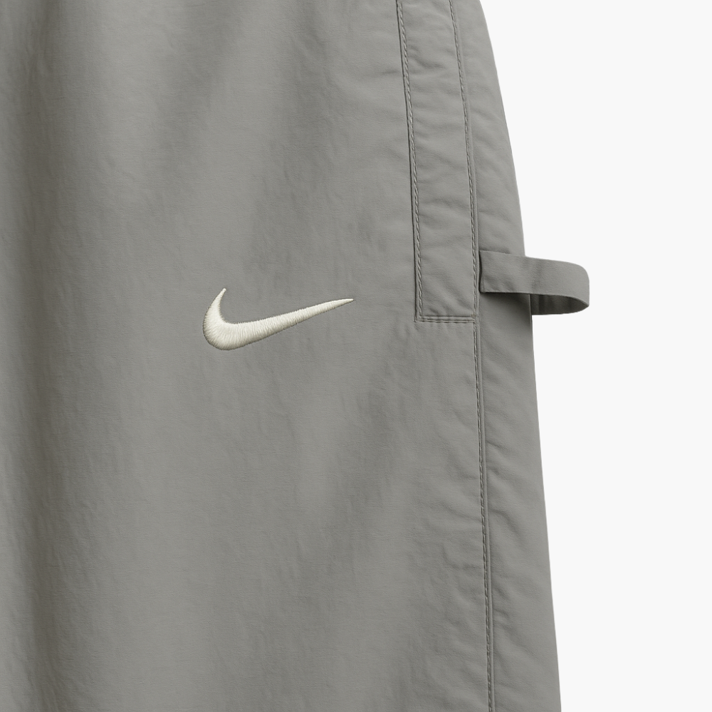 Nike Grey & White Track Pants (S)