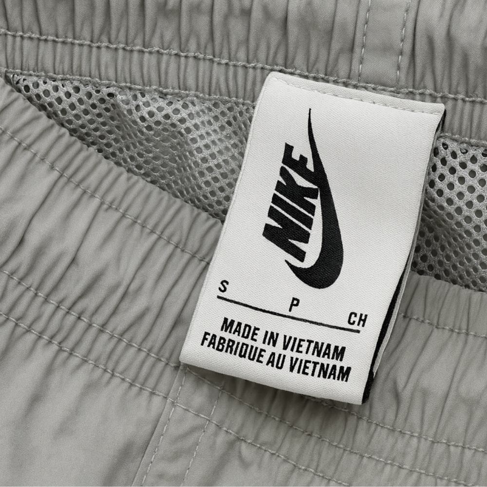 Nike Grey & White Track Pants (S)