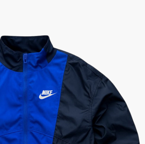 Nike Sports Jacket Blue Black White (M)