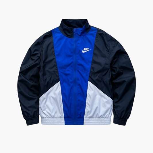 Nike Sports Jacket Blue Black White (M)