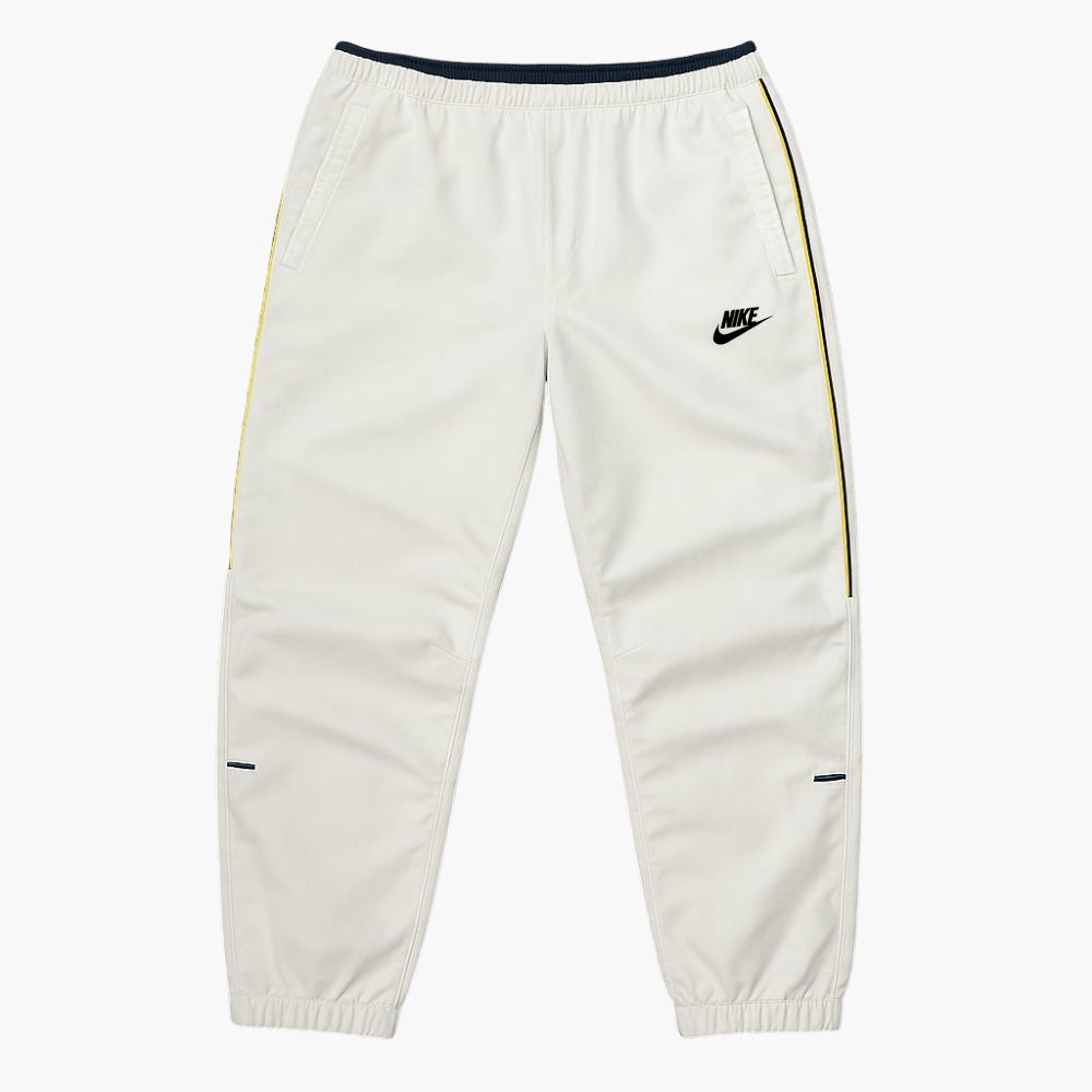 Nike White Track Pants Adjustable Waist (S)