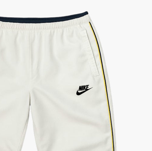 Nike White Track Pants Adjustable Waist (S)