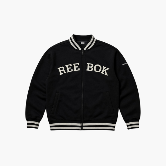 Reebok Zip Sweatshirt Black / Navy (M)